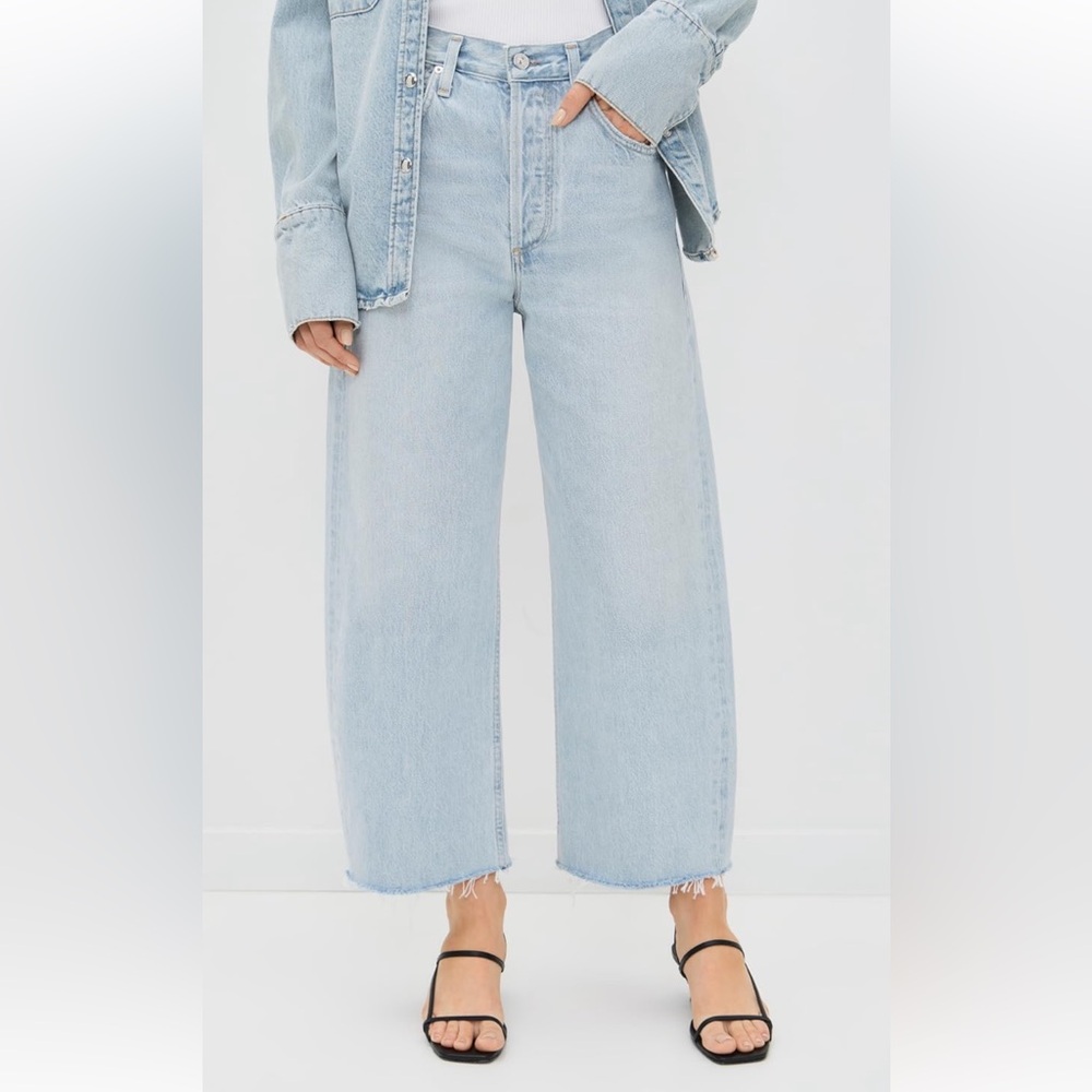 Citizens of Humanity Ayla Wide Leg Crop Freshwater 26